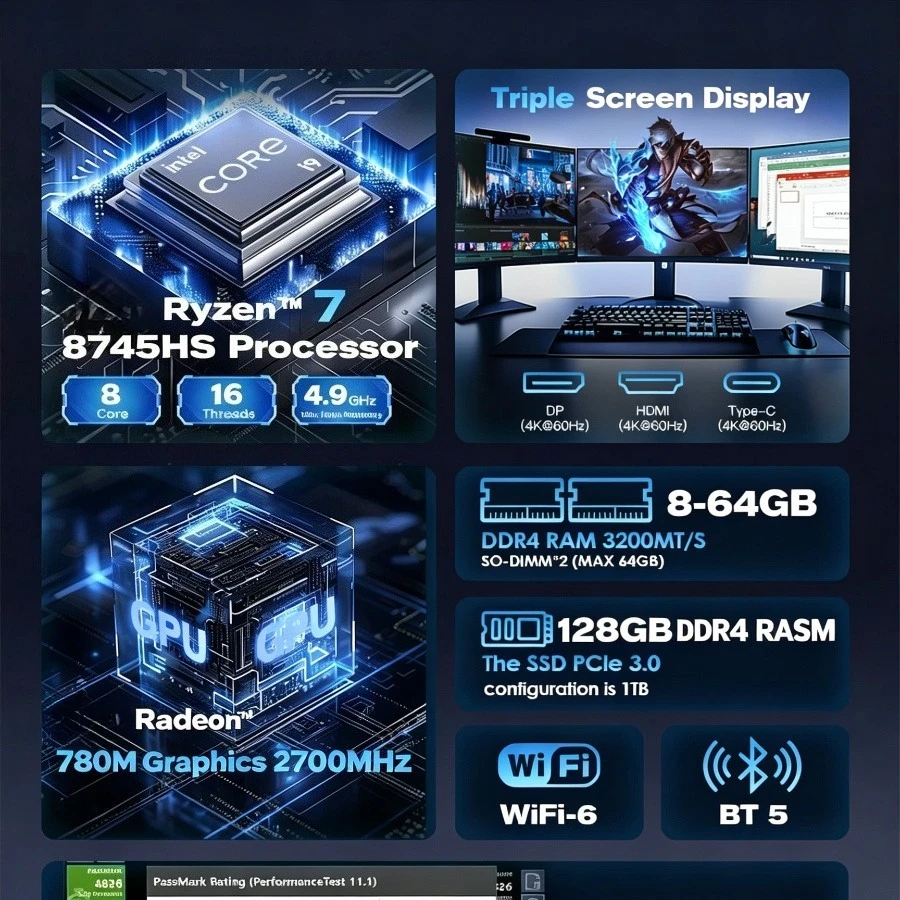Mini PC Gaming Intel Core Ryze - Pc Gaming Ryzen 7 review and price