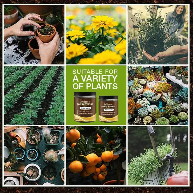 Soil Activator Plant Fertilizer Organic Nutrient For Seed Germination Root Growth Gardening Essential For Indoor Outdoor Plant