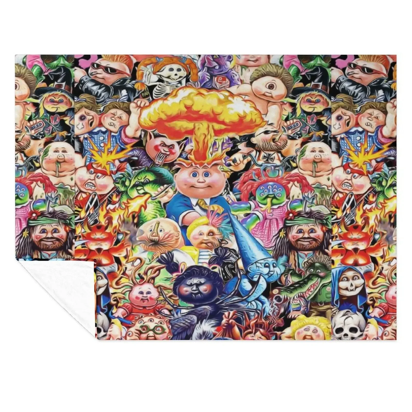 

Garbage Pail Kids (Special edition) Throw Blanket Thermal Plaid Winter beds manga Blankets
