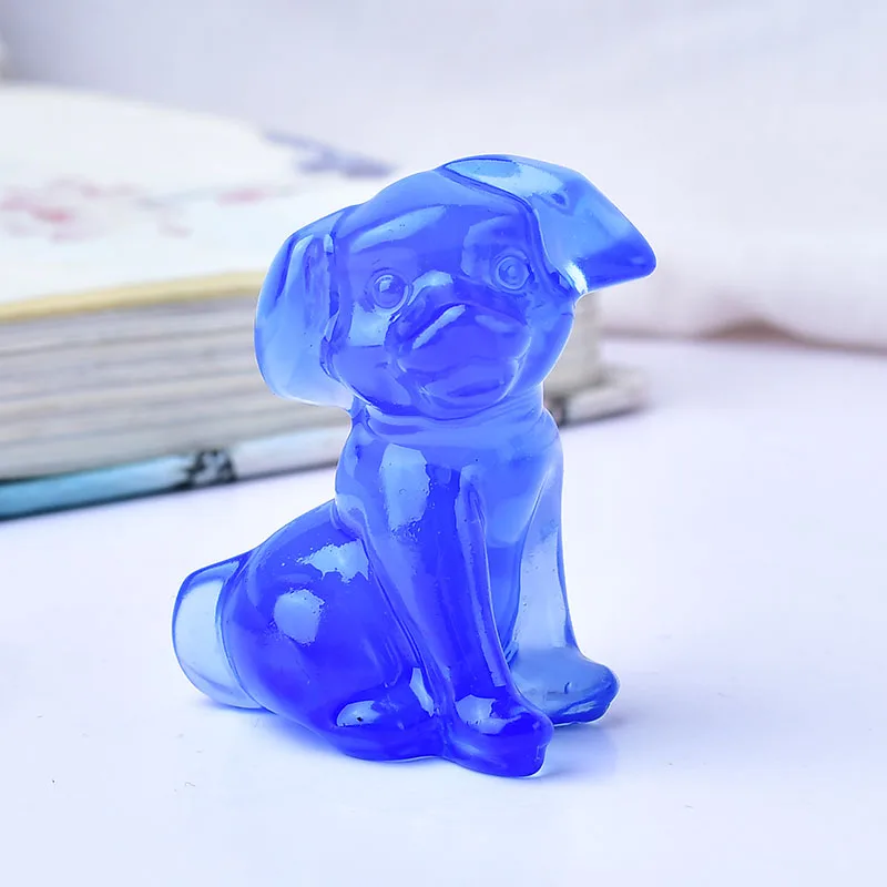 1PC Natural Stone Puppy, Meditation Energy Generator, Home Decor, Cute Christmas Gifts