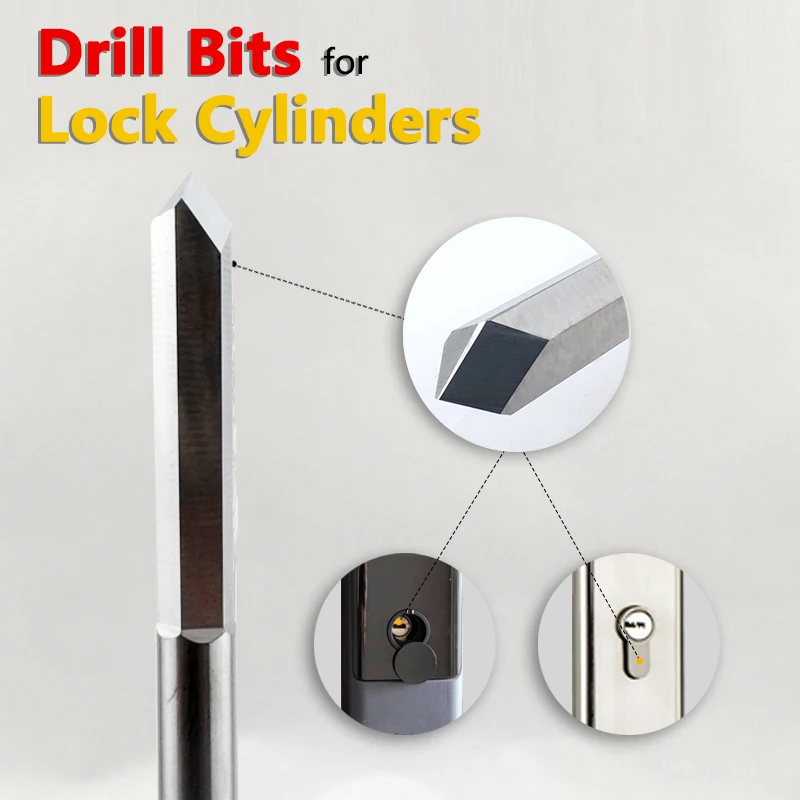 Drill Bit to Open Locks for Drilling Brass Locks Lock Opener Locksmith Tools