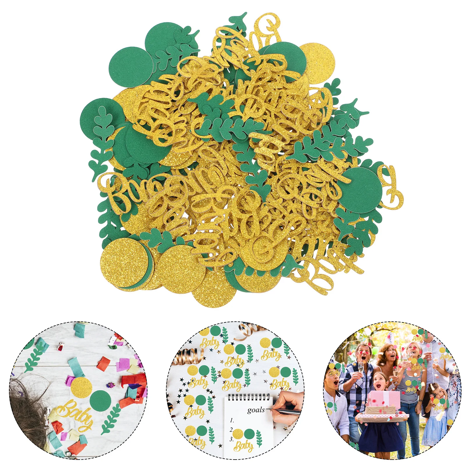 

Glitter Confetti Flakes Baby Gender Reveal Decorations Party Table Paper Shower Lightweight Celebration Anniversary Birthday