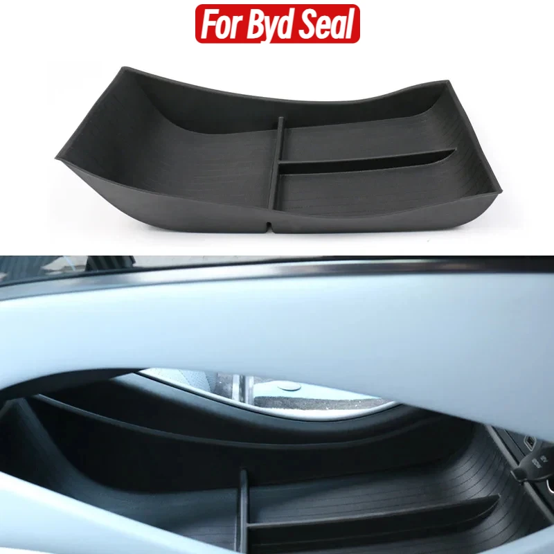 

For Byd Seal Automotive Center Console Lower Organizer Tray TPE Armrest Insert Storage Box Accessories High Quality