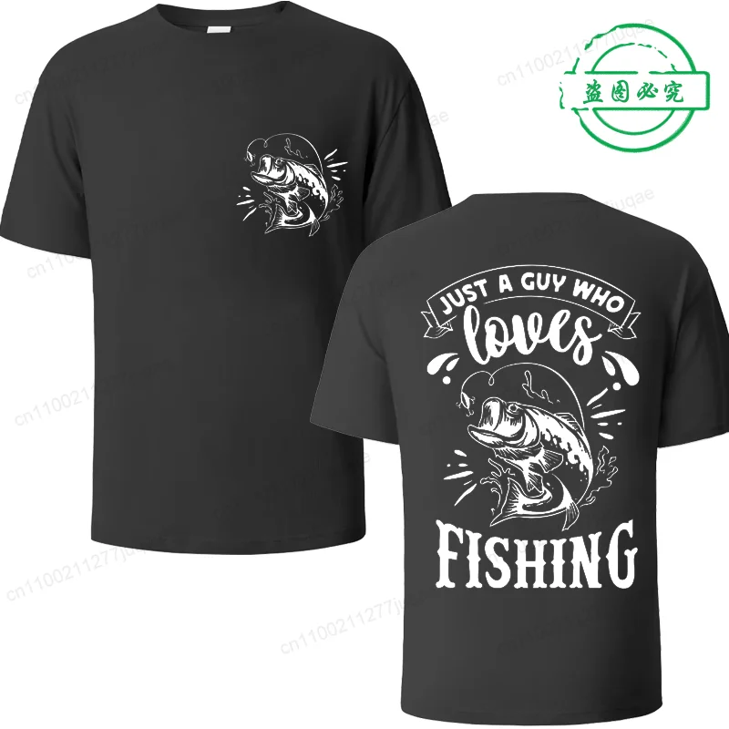 Fishing T Shirt Men Summer Fashion T-shirt Men's Fish Fisherman Funny Tops Fashion Tees Homme Brand Unisex Casual Tee Clothes