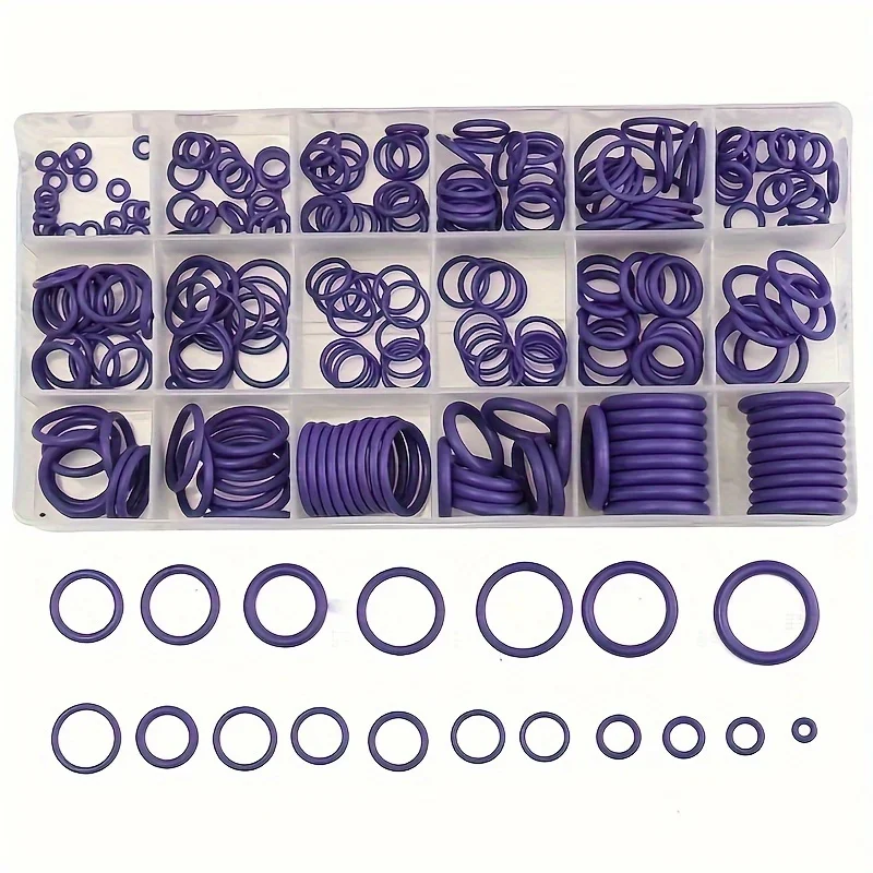 Automobile air conditioning sealing kit - O-rings, gaskets and matching toolbox, suitable for automobile repair