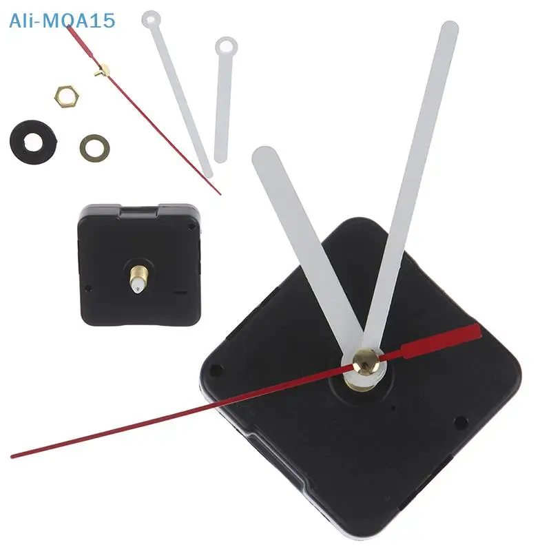 DIY Silent Classic sliver Quartz Watch Wall Clock Movement Mechanism Parts