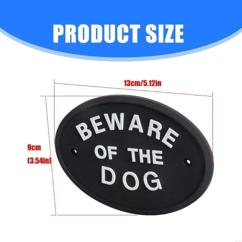 97QD Deatingproof Dog إشعار علامة ديكور علامة حديقة للمناطق الداخلية أو الخارجية
