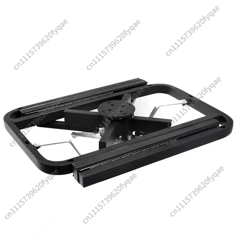 Rotatable and retractable round table hardware accessories dining table table rack