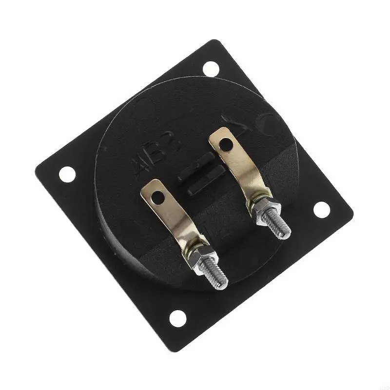 J1HD 270 Vuông Loa Hộp Nối Mở 50mm Xoắn Vàng Chuối Cắm Đèn Vít Cốc 2 Vị Trí cho Ngôi Nhà DIY xe ô tô