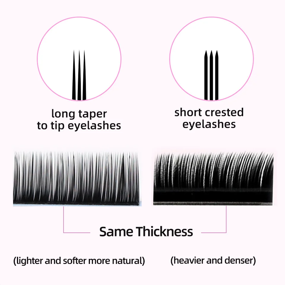 AGUUD 5 Trays/Lot 16Rows Russian Volume Eyelashes Natural Soft Silk Classic Lash Extension Individual False Mink Lashes Makeup