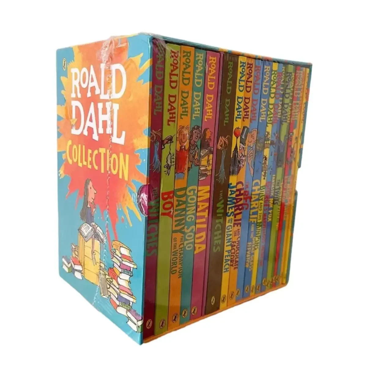 

16 Books/set Roald Dahl Collection Children's Literature English Picture Novel Story Book Set Early Educaction Reading for Kids