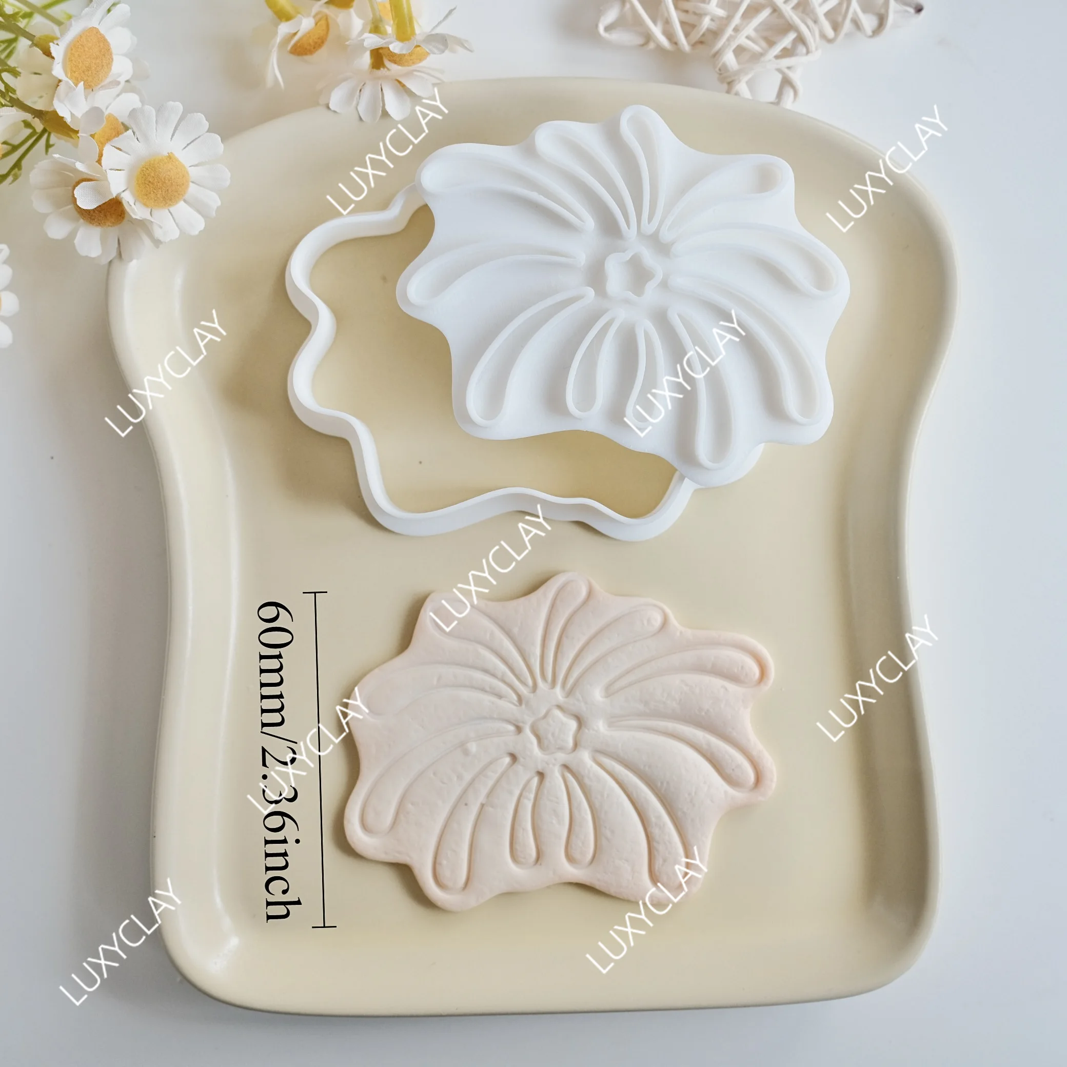 Firework Pattern Cookie Cutters Stamps Handmade Creative Fireworks Baking Fondant Biscuit Mold Cake Decoration Tools