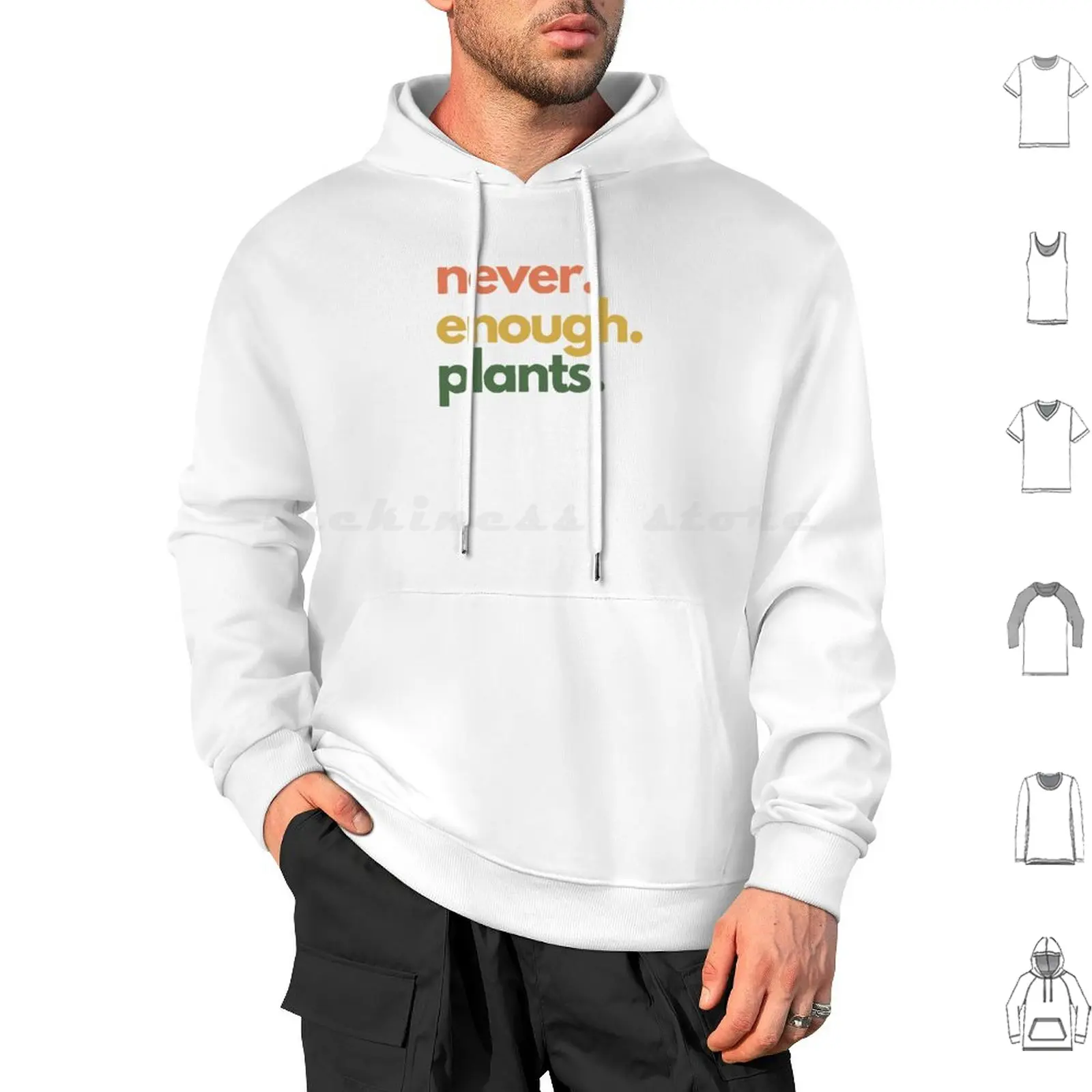 Never Enough Plants Funny Plant Lady Mom Crazy Meme Phrase This Is Fine Tumblr Color Hoodies Long Sleeve Plants Plant