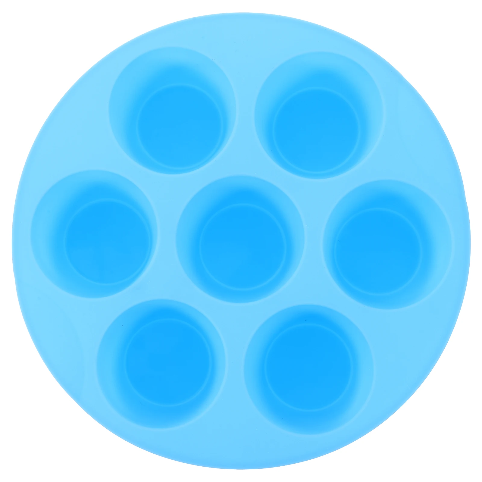 

Material Muffin Cake Mold Mini Pan Silicone Muffine Cup Baking Tray Sky-blue Silica Gel