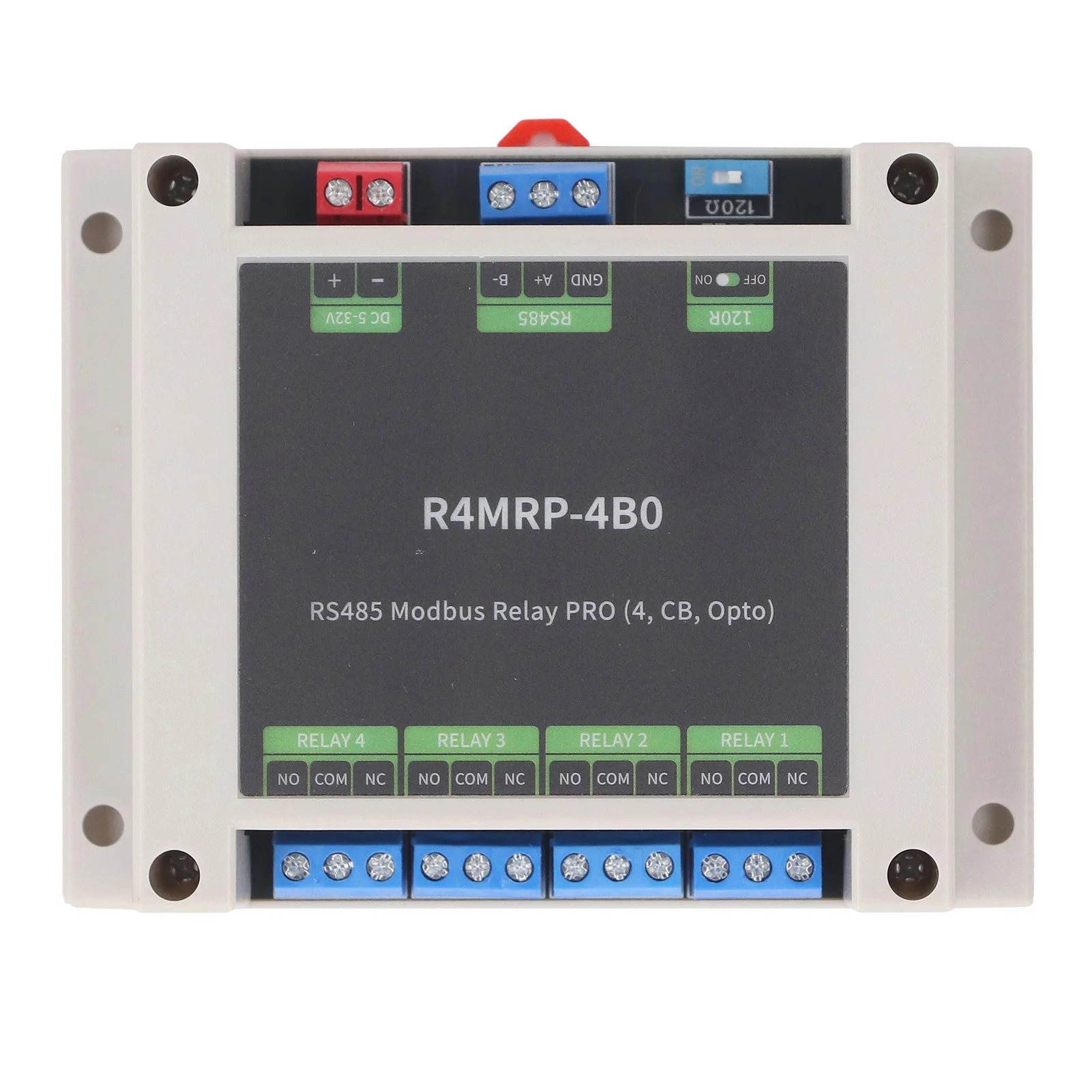 

RTU 4 Channel Relay Module With 485 Interface Built in Optocoupler Isolation for Industrial Automation Application