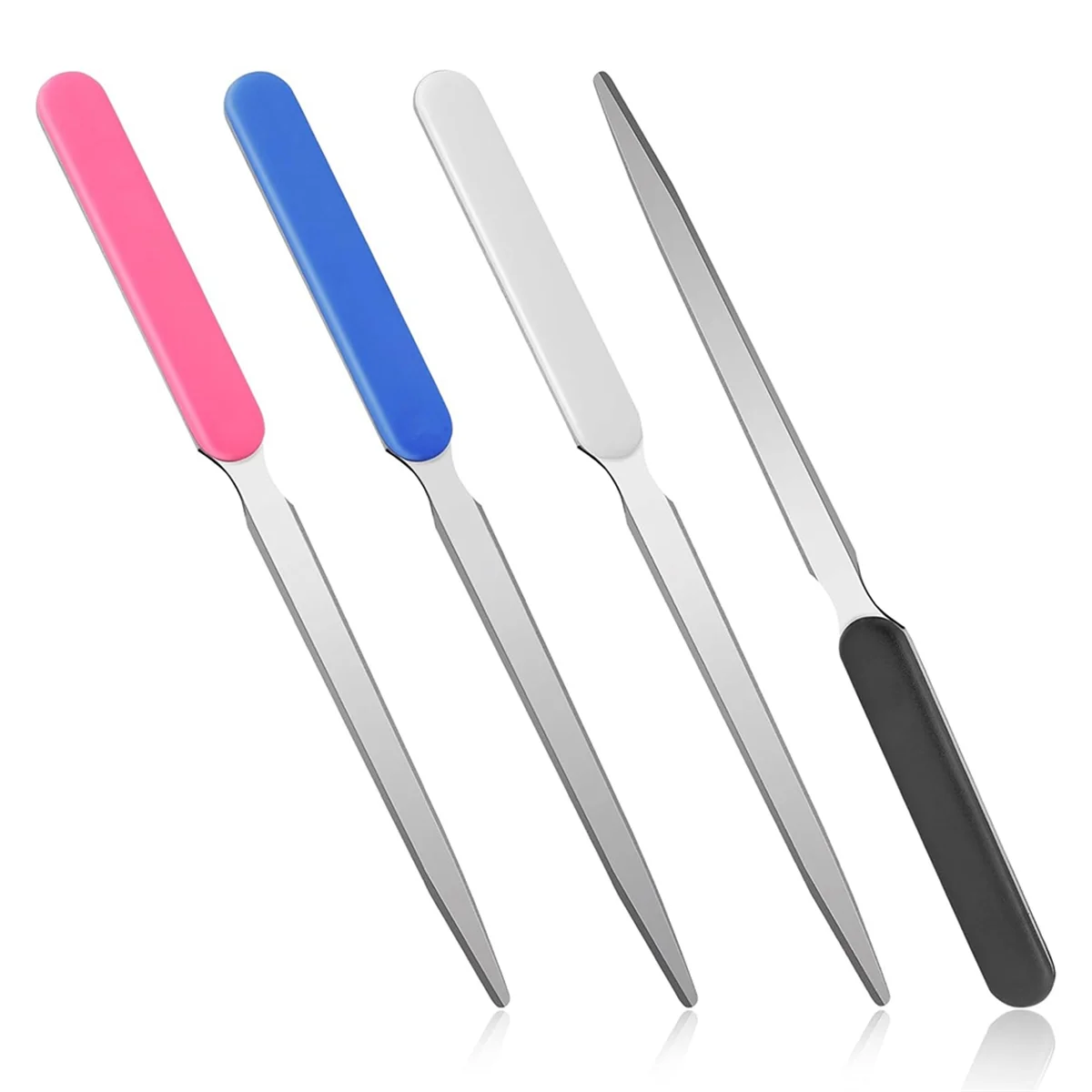 

4 Pieces Letter Opener Knife Stainless Steel Envelope Opener Knife for Opening Envelopes, Parcel, Boxes