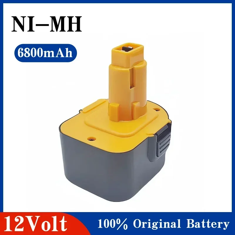 12V 6800mAh Tool Battery for Dewalt lpega DE9074 DC9071 DE9037 DE9071 DE9075 DW9071 DW9072 DW9074 DC727 D756 DC980 DC981 DW0