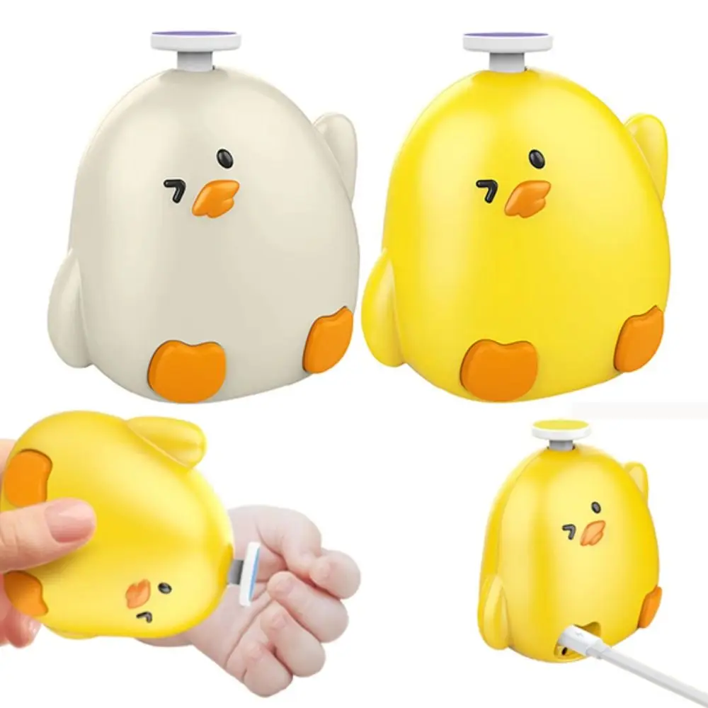 

Cartoon Electric Baby Nail Trimmer Chicken Shape Portable Baby Nail Grinder Anti-clamping BPA-Free Baby Nail Clipper