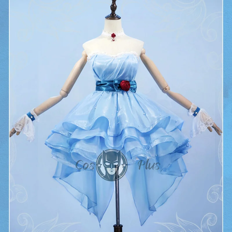 أزياء Asuka Langley Soryu EVA التأثيرية، فستان أزرق جميل، ملابس نسائية لحفلات الهالوين وأعياد الميلاد والكرنفال