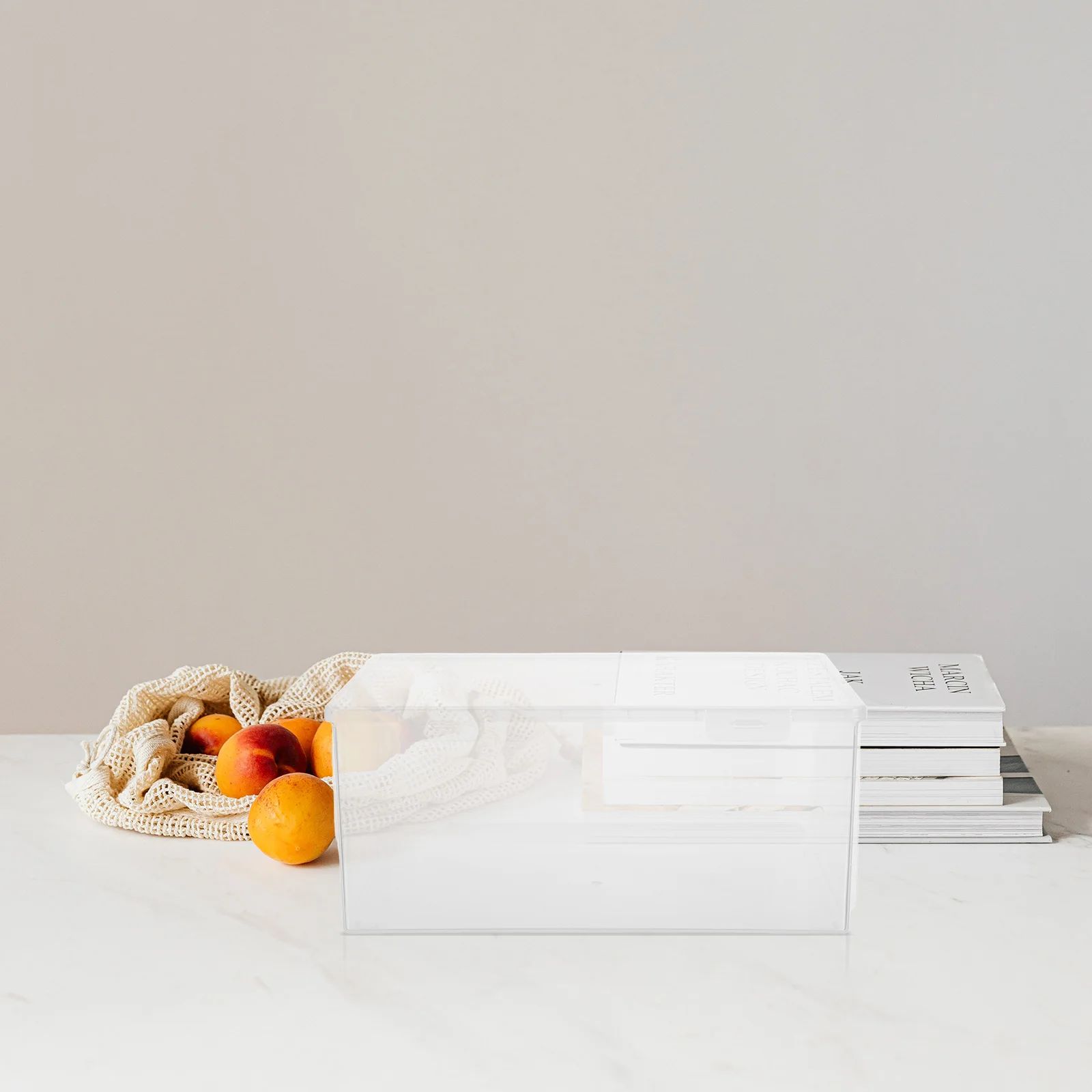 

Stackable Clear Plastic Cd Storage Case Large Capacity Transparent Organizer Box for Home Office Desktop Cd Holder Dvd Storage