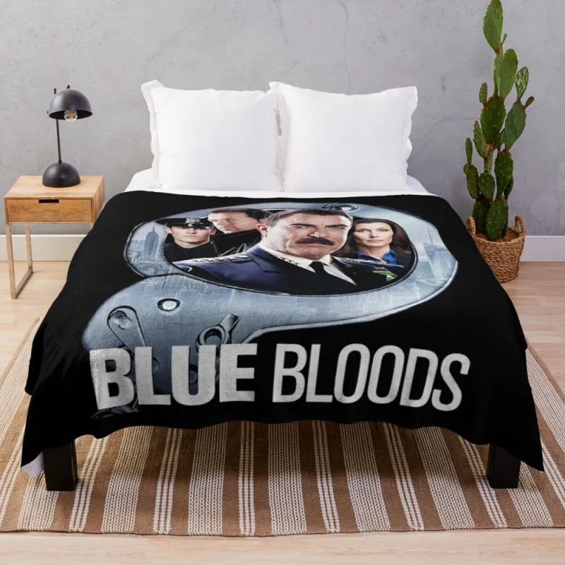 Blue bloods active Throw Blanket Hair Blanket Blanket Sofa Thermal Blanket Soft Big Blanket 5 sizes/200x180cm