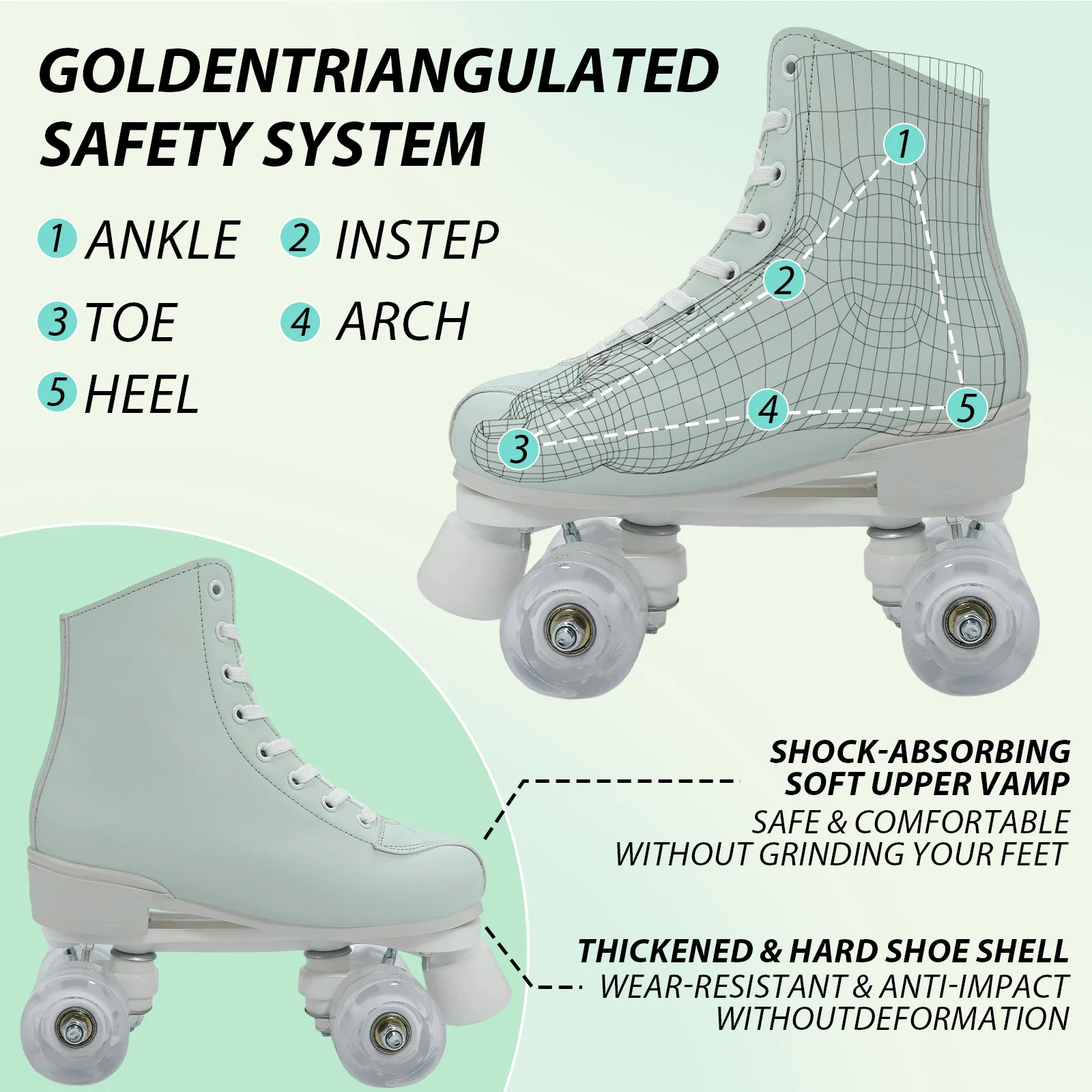 وامض صف مزدوج زلاجات دوارة للنساء الرجال التزلج في الهواء الطلق المبتدئين الاطفال 4 عجلات أحذية تزلج بنين بنات رباعية أحذية رياضية هدية