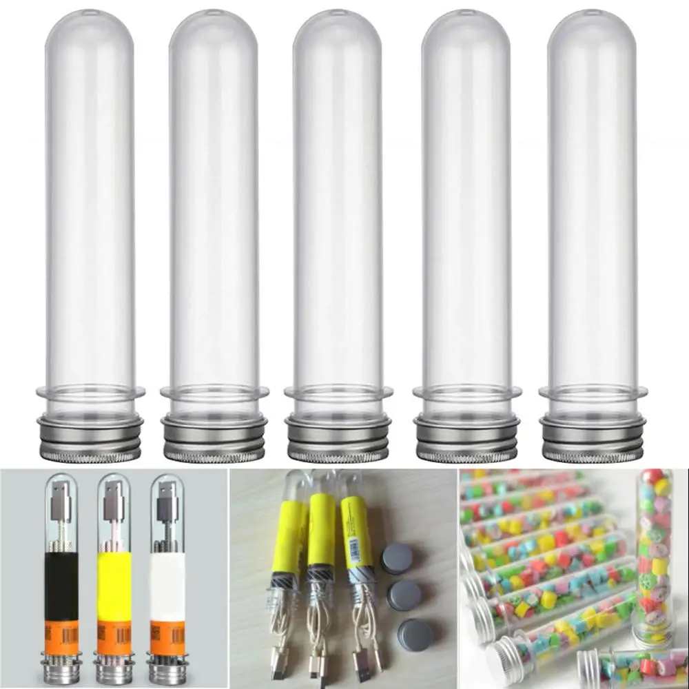 Provette da 50 pezzi Provette in plastica da 40 ml con coperchi a
