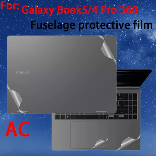 Imagen 2 del producto Para Samsung galaxy book5/4/3 pro 360 16 ""/14""/15,6 ""película protectora Book4/3Edge/Ultra pegatina para el cuerpo de la computadora película de la cáscara del ordenador