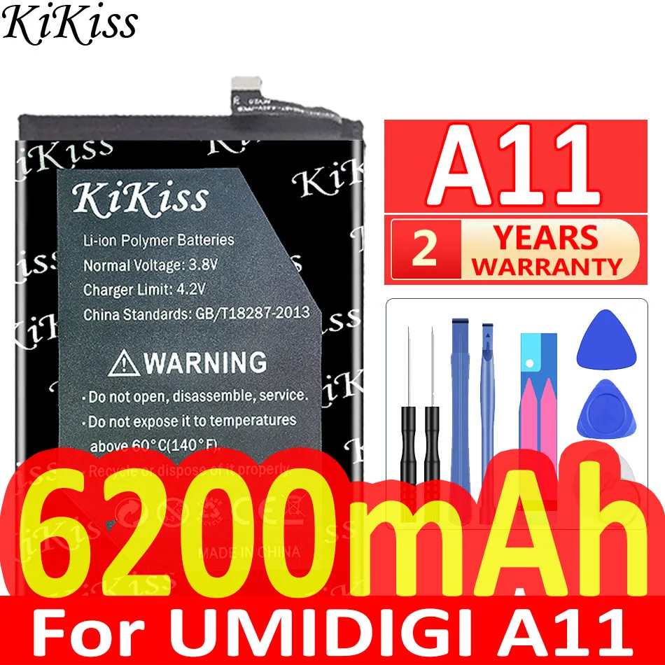 6200mAh Mobile Phone Battery For Umidigi Umi A11 Reliable Power