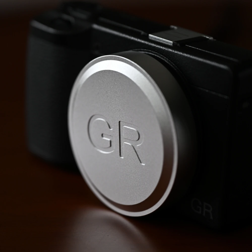 

Camera Protection Cover GR2 GR3 GR3X Lens Cap For Ricoh GR2 GR3 GR3X Cap Metal Screw-in Lens Hood Cap Photography Accessories