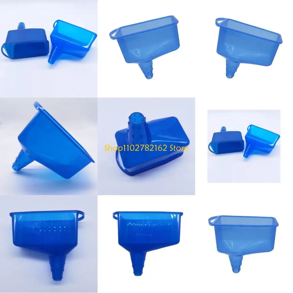 

547B Multifunction Square Design Plastic Funnel Multipurpose for Precise Liquid Transfer