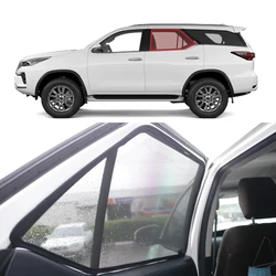For Toyota Fortuner SW4 AN160 2016-2024 Magnetic Car Sunshade Visor Front Windshield Curtain Rear Side Baby Window Sun Shade