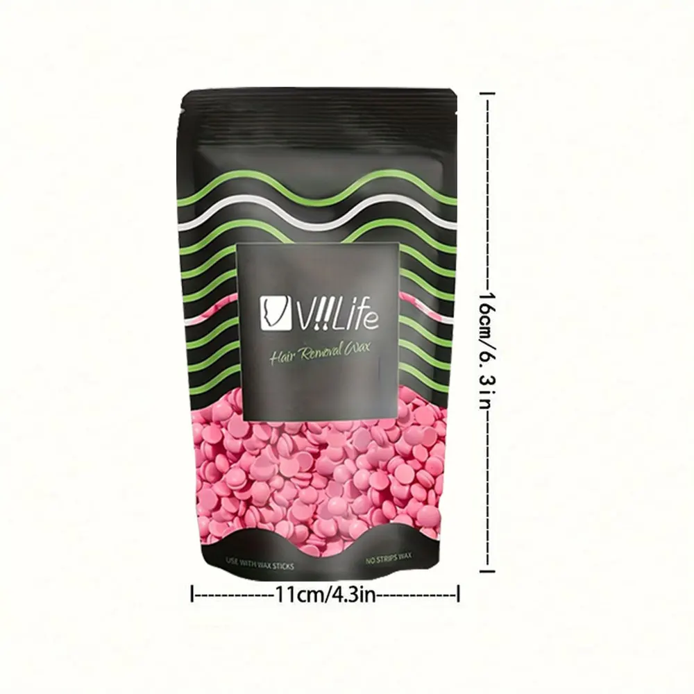 50g Fasolki woskowe do depilacji do podgrzewania w maszynie do wosku twardego, bezbolesne koraliki do depilacji gorącą folią, bikini, twarzy, nóg, ciała, usuwanie owłosienia