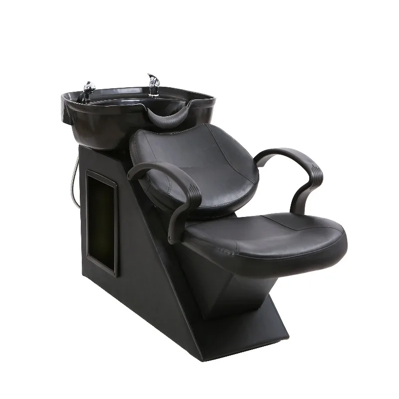 Professional Salon Beauty European New Style Wash Hair Black Shampoo Chair