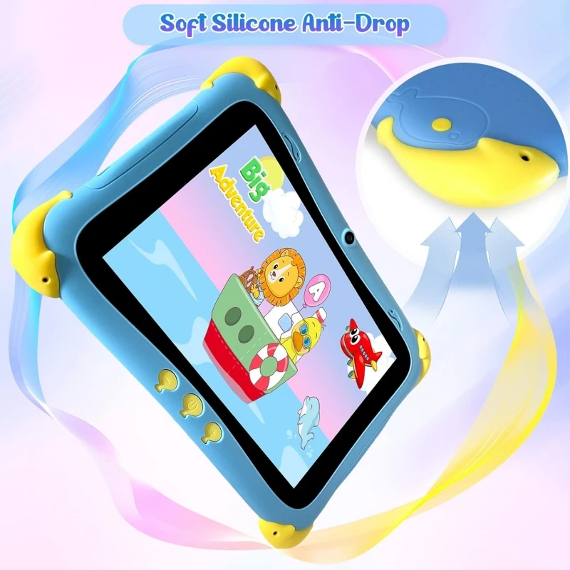 Vendite flash 8 POLLICI 1 GB RAM 16 GB ROM Android 11 Tablet PC per bambini A133 Quad-core 1,3 GHz 1280 x 800 Schermo IPS WIFI Doppia fotocamera