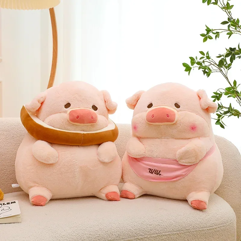 Party Favors Kawaii Lulu Pig Bread Plush Toy Creative Stuffed Animals Pink Piggy Gifts