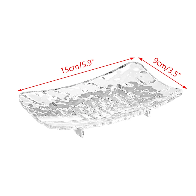 Punching Soap Box Wall Mounted High-End Bathroom Glacier Patterned Soap Storage Rack For Household Use Soap Box