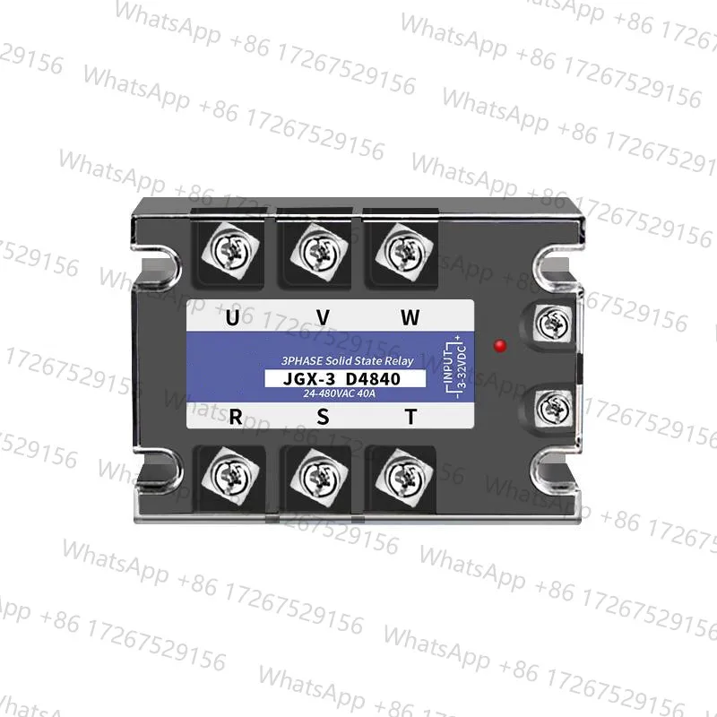 Three-phase Solid-state Relay JGX-3 D4840 DC Controlled AC 380V 10A 40A 100A 120A 200AContactless Contactor