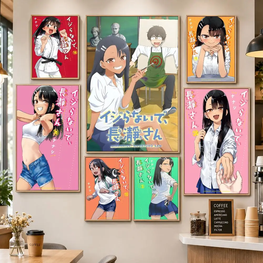 Anime Miss Nagatoro Manga Romance Poster HD Wall Decor Apartment Dorm Office Cafe Bedroom Home Gift