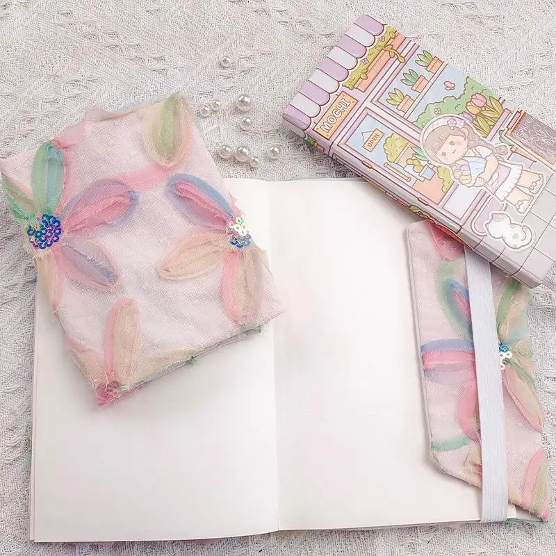 ปกสมุดโน้ต/ไดอารี่/แพลนเนอร์รายสัปดาห์ ลายดอกไม้น่ารัก ขนาด A4/A5/A6/B5  พร้อมปลอกหุ้มปก  สำหรับอุปกรณ์เครื่องเขียนสำนักงาน