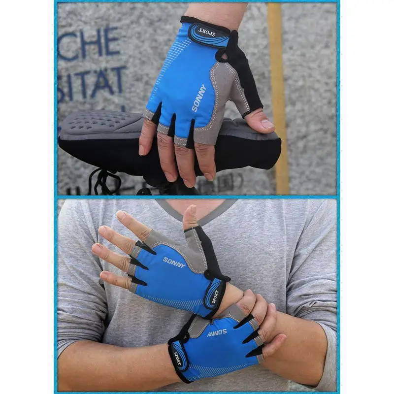 

Mtb Cycling Gloves Anti Slip Shock Breathable Half Fingerless Gloves Mittens Bicycle Gloves ﻿Equipment