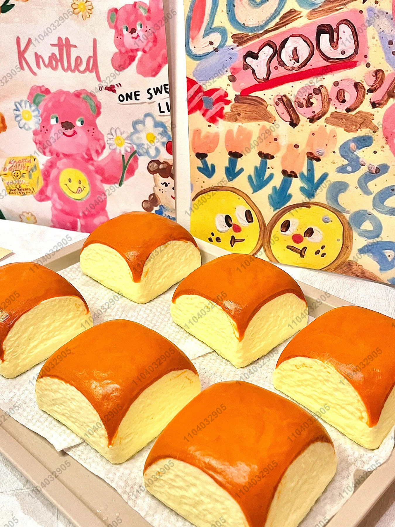 Big Hawaii Honey Bread Toast Taba Squishy Toy Roasted Hawaii Bread Squeeze Food Mochi Toy Anti Stress Release Hand Relax Gift