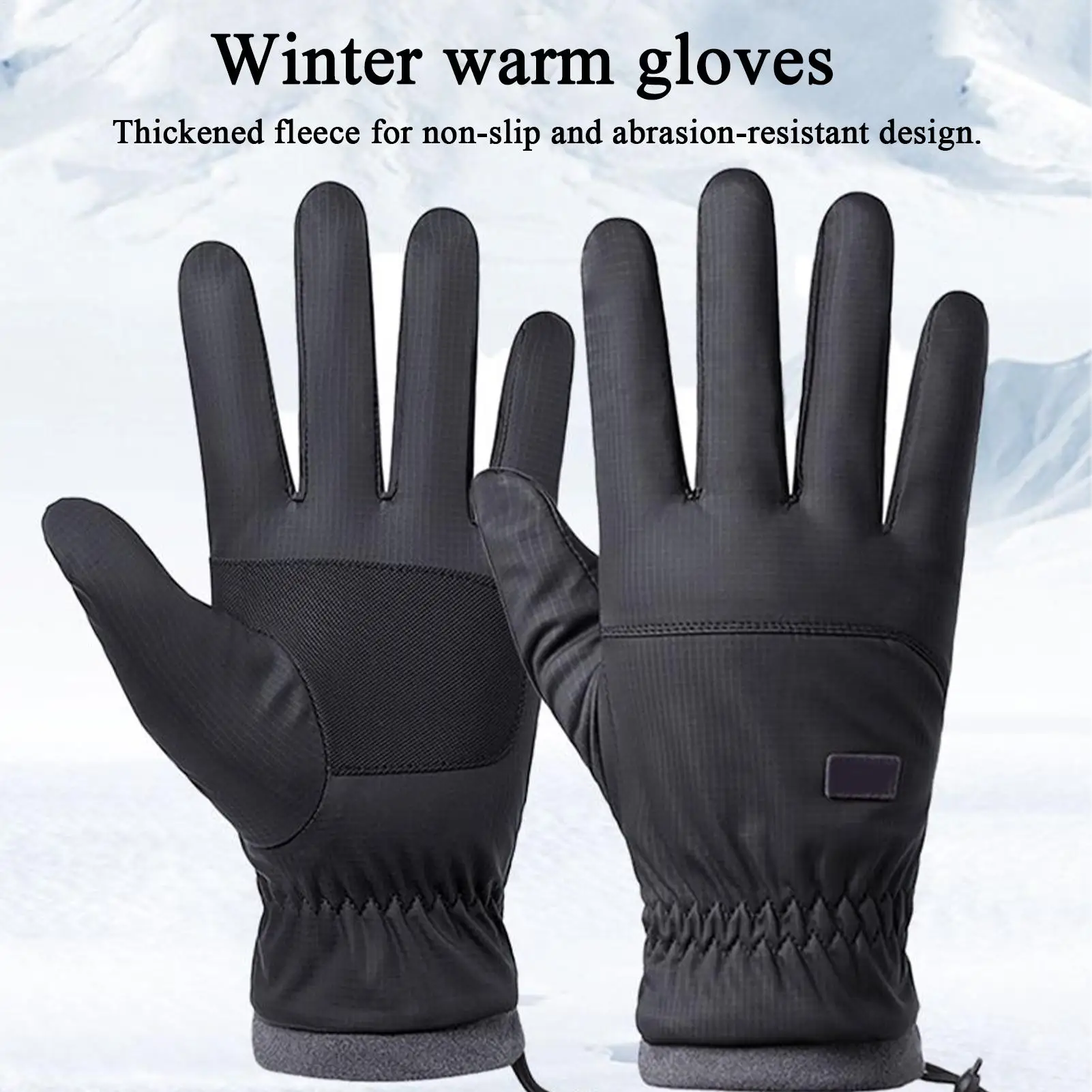 Guantes calefactables USB a prueba de viento 1 par de guantes de esquí de invierno con calefacción eléctrica para snowboard ciclismo, guantes térmicos ergonómicos