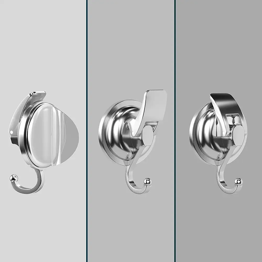 1/2Pcs Suction Cup Hooks For Shower Heavy Duty Vacuum Shower Hooks For Inside Shower Super Suction For Kitchen Bathroom Restroom
