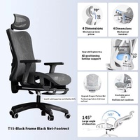 Ergonomic Chair Foot Rest Back Support Massage Dexley Chairs Computer Height-Adjustable Chaise De Bureau Office Furniture