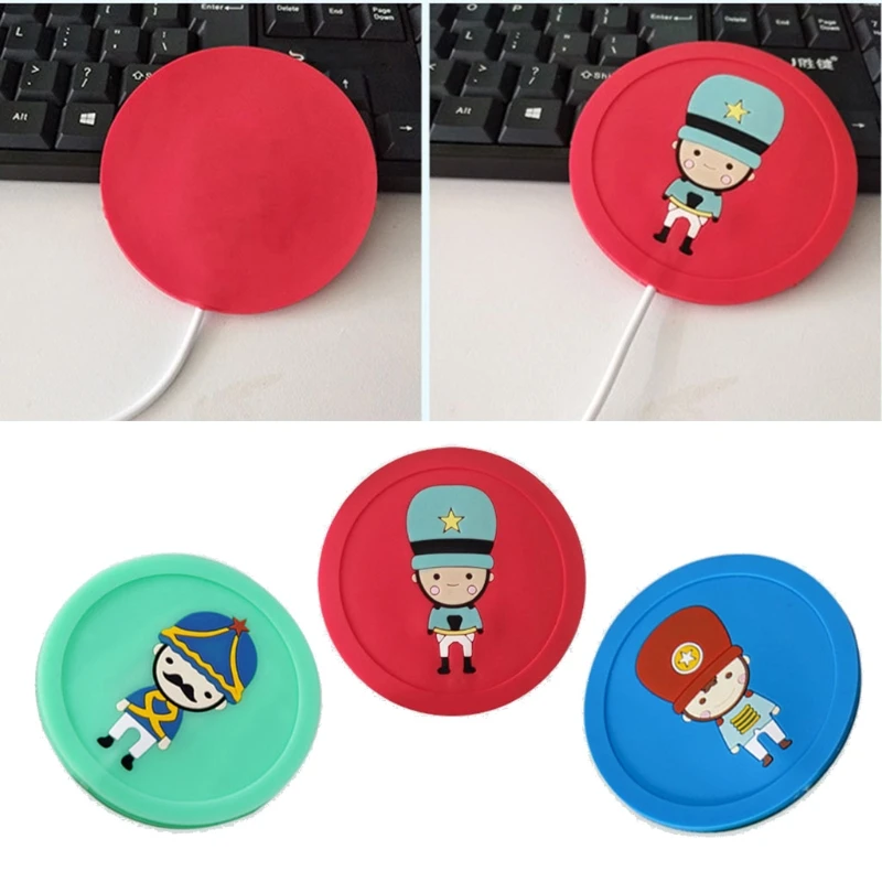 Chauffe-café en Silicone, bande dessinée, USB, tampon de résine, dissolvant de bulles, tapis chauffant, dessous de verre pour résine, outils de durcissement