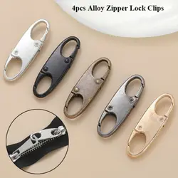 Silver S-Shaped Zipper Lock Clip Alloy Mini Anti Theft Clips Universal Portable Bag Suitcases Accessories Luggage Bag Parts