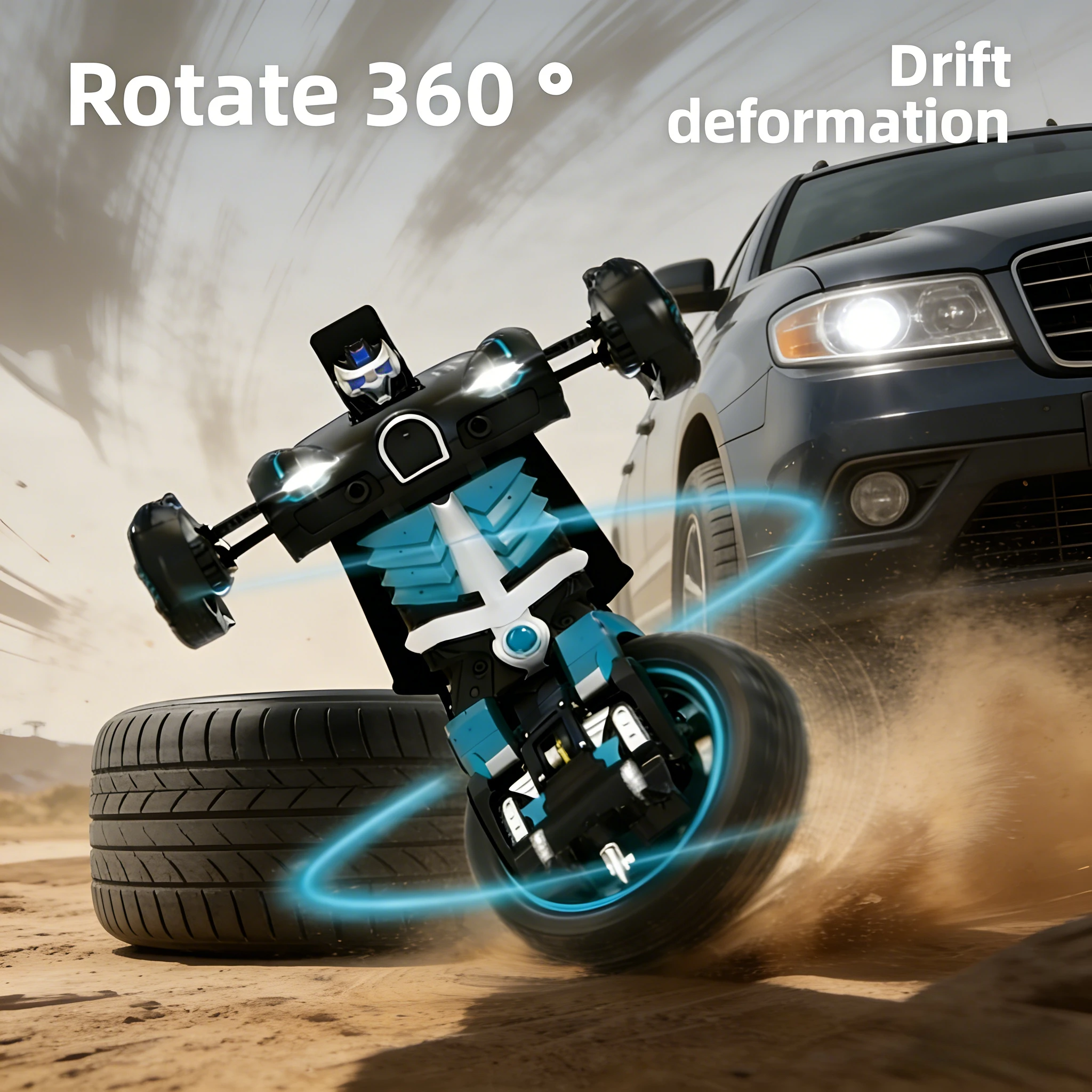 Transform RC Car – Rechargeable Electric Racing Robot | Boys’ girl  Toy Car (Ages 3-6 & 8)