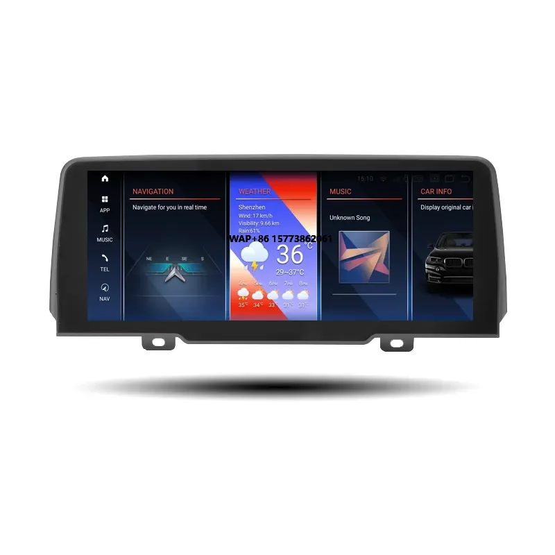 

1920*720p Blue Ray 12.3 Inch Touch Screen 8 Core CPU Car Radio for 5 Series G30 G31 Upgrade Android 13 Navigation