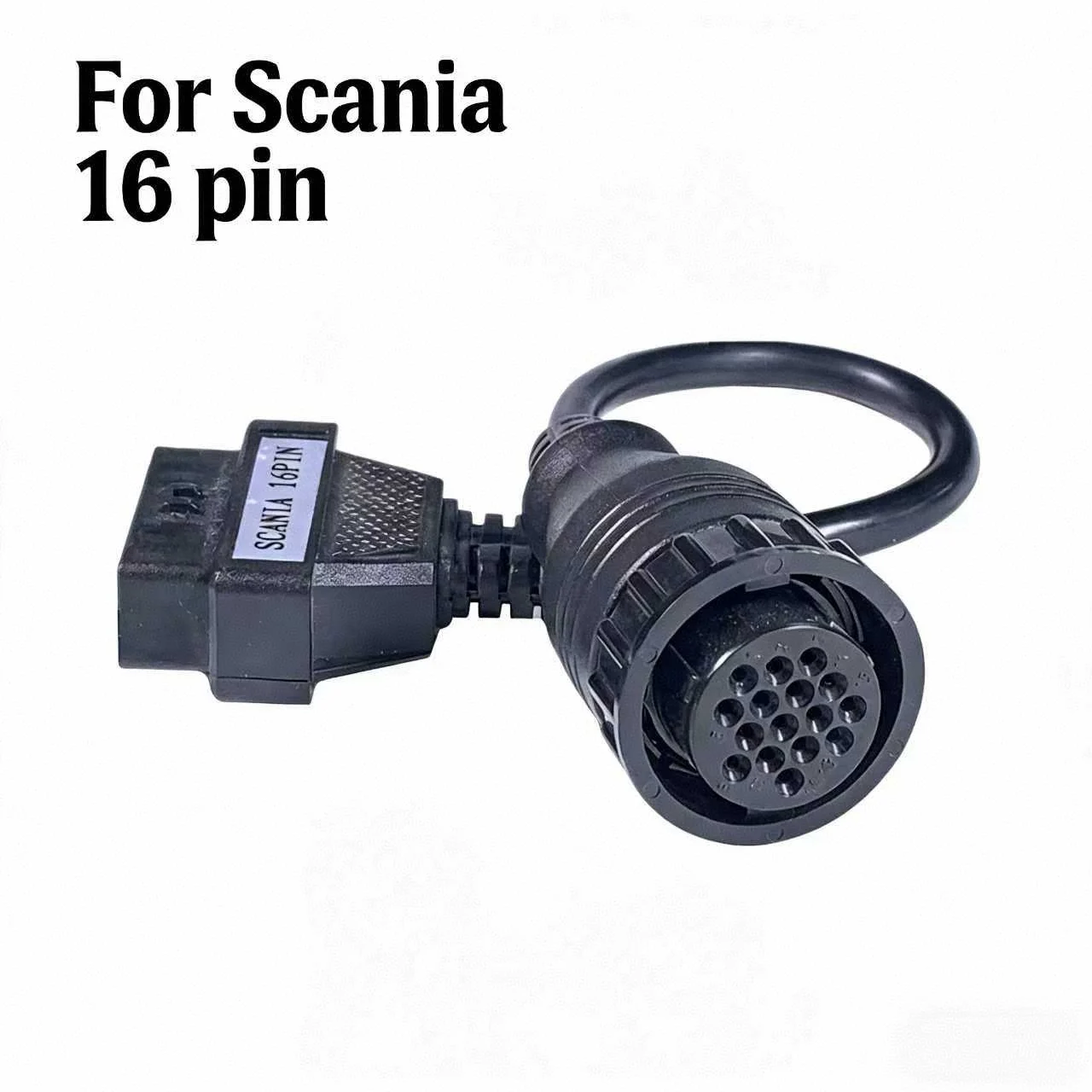 

A+ Full pin High Quality 16Pin OBD2 Diagnostic Adapter Cable For Scania Truck 16pin - Compatible With CDP+ TCS Diagnostic Tools